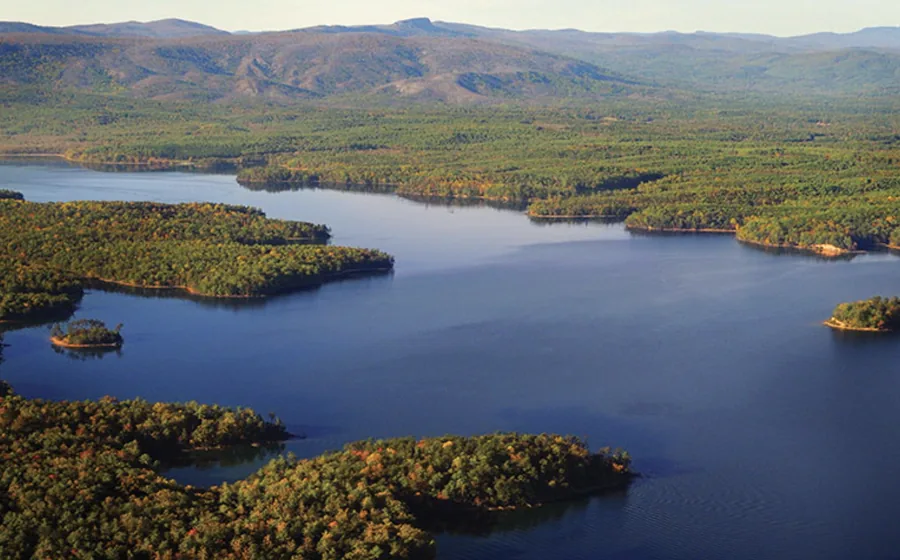 Aerial view of Burke County, North Carolina β served by Platinum Construction & Crane